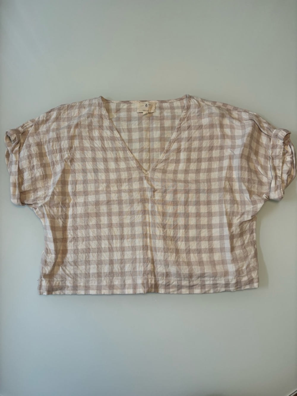 Gingham Set - 100% Linen - Picture 2 of 7